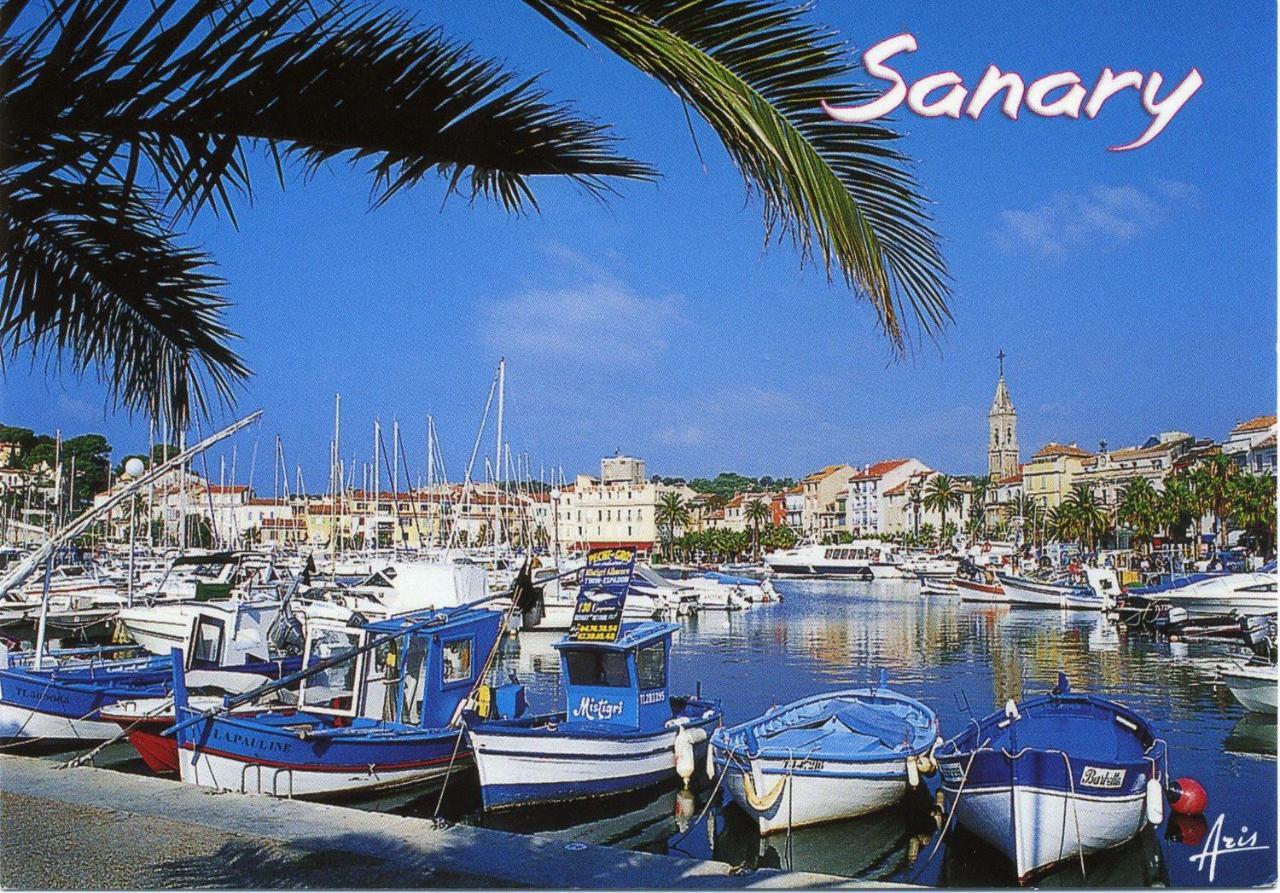 Appartement Cosy A Sanary Plage De Portissol-Climatise-Parking Prive エクステリア 写真